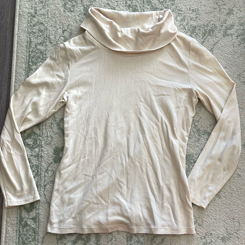 Cotton Cowl Neck Shirt